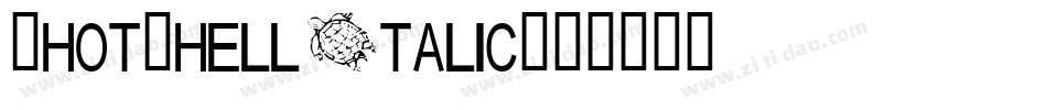 ShotShell Italic字体转换
